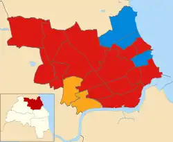 2010 results map