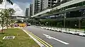 Northpoint Drive leading to South Wing Carpark
