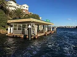 South Mosman ferry wharf in 2017 before being rebuilt