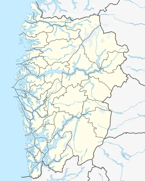 Knarvik is located in Vestland