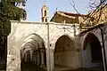 Entrance to the old Sourp Asdvadzadzin cathedral in occupied Nicosia