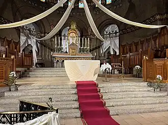The new altar