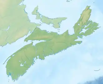 Devils Hill Falls is located in Nova Scotia