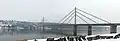 Liberty Bridge during winter, February 2011
