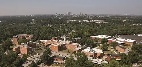 View of the campus