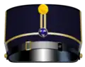 Camp hat (Lägermössa m/1865-99) for a second lieutenant