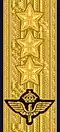 Shoulder mark m/87 on white shirt (Air Force) (1987–present)