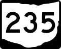 State Route 235 marker