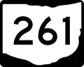 State Route 261 marker