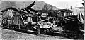 A 155 mm in a US Army depot near Toul.
