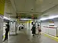 Toei Oedo Line platforms in 2016