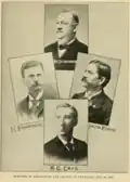 Officers of Association and orator at unveiling of Richmond Confederate Soldiers and Sailors Monument, 1894
