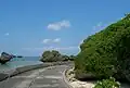 Curved road and view