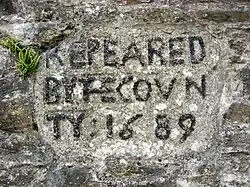 Simple carving, Cornwall, 1689[107]