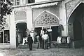 An old photograph of the bazaar