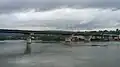 Widening of the Olgiati Bridge in progress, May 2019