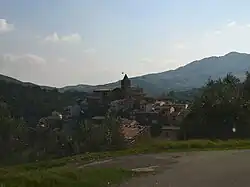 View of Oliveto Lucano