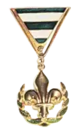 The Golden Lily order with a golden wreath