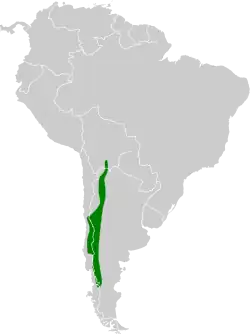 Map of range
