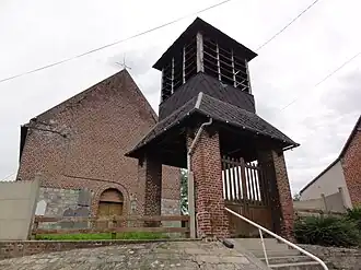 The church bell tower in Orsinval