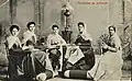 Ossetian women working (19th century)