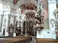 Another view of the stucco of Ottobeuren Abbey