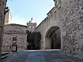 One of the arched entrances to the Monumental City