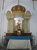 Right side Altar for Our Lady of Immaculate Conception, renovated during the year of Faith