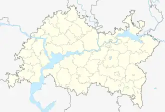 Kazan is located in Tatarstan