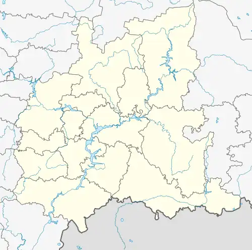 Map of the Volga Federal District