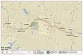 Overview map of the affected areas of Talmadge Creek, Kalamazoo River and Morrow Lake