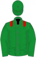 Emerald Green, red epaulets