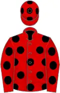 Red, black spots