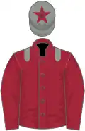 Maroon, Grey epaulets, grey cap, maroon star
