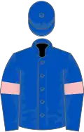 Royal blue, pink armlets