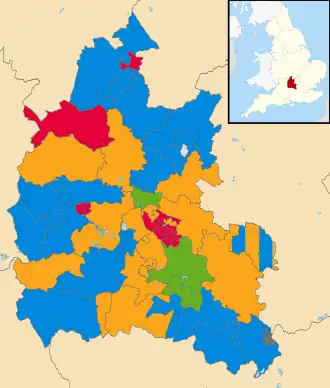 2021 results map
