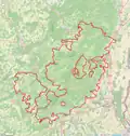 Map of the nature park