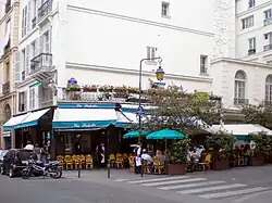 The terrace