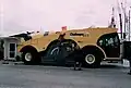 A modern looking soil stabilizer machine