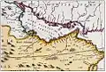 Jan Jansson's map, 17th century (MARE ELCATIF, formerly SINUS PERSICUS).