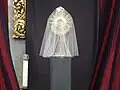 Monstrance as part of the Easter "Tomb of the Lord" scene in St. Kazimierz Church, Warsaw, Poland