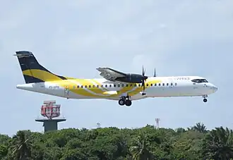 ATR 72-500 This aircraft would later be involved in an accident as Flight 2283.