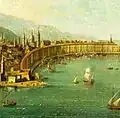 Painting of plans for harborside Messina