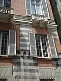 Particular of the facade