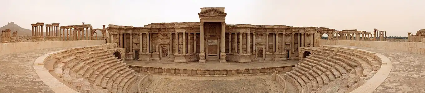 Palmyre - théâtre pano
