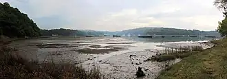 The ship graveyard on the Blavet river