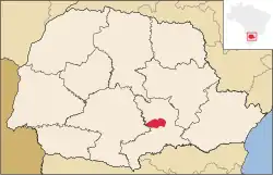 Location of Irati