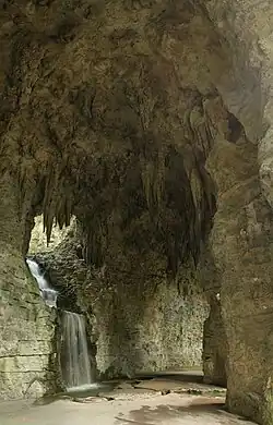 Grotto of the Buttes-Chaumont in Paris