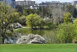 The Moczydło Park in Koło in 2018.