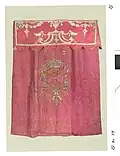 Parochet from 1797, Jewish Museum of Switzerland.